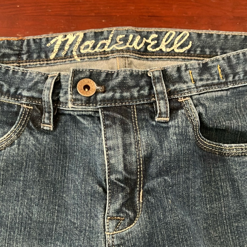 Madewell mid-rise skinny ankle jeans